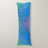 Coussins Longs Par l'encre d'alcool de mer, Abstraite acrylique (Devant (Vertical))