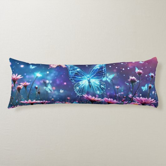 Coussins Longs Paradis papillon (Devant)