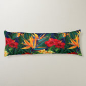Coussins Longs Paradis tropical Floral hawaïen (Dos)