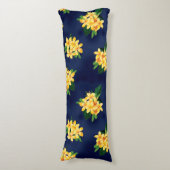 Coussins Longs Paradis tropical Plumeria Hawaiian (Devant (Vertical))