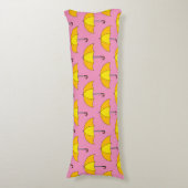Coussins Longs Parapluie jaune (Devant (Vertical))