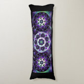 Coussins Longs Parapluie violet & coeurs .7 (Devant (Vertical))