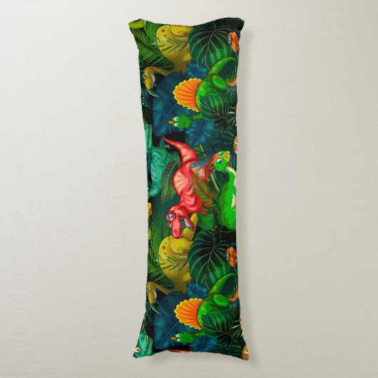 Coussins Longs Parc Dinosaur (Devant (Vertical))