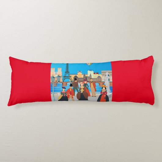 Coussins Longs Paris victorien (Devant)