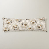 Coussins Longs Parson Jack Russell Terrier Peinture Chien d'anima (Dos)