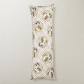 Coussins Longs Parson Jack Russell Terrier Peinture Chien d'anima (Dos (Vertical))