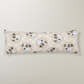 Coussins Longs Parson Jack Russell Terrier Peinture Chien d'anima (Dos)