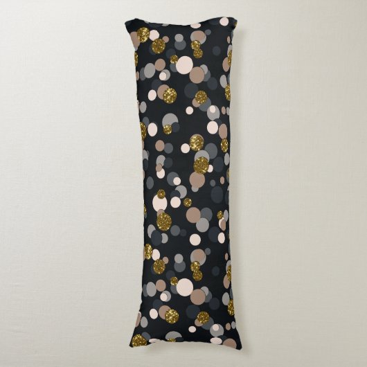 Coussins Longs Parties scintillant Confetti Peach, Maple, Grey an (Devant (Vertical))