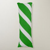 Coussins Longs Parties scintillant de bande verte (Devant (Vertical))