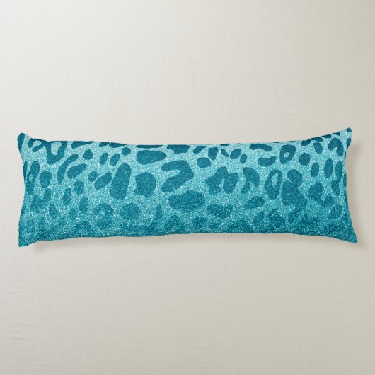 Coussins Longs Parties scintillant Leopard (Dos)