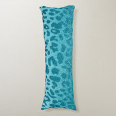 Coussins Longs Parties scintillant Leopard (Devant (Vertical))