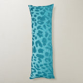 Coussins Longs Parties scintillant Leopard (Dos (Vertical))