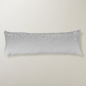 Coussins Longs Parties scintillant Monogramme Argent Sparkle Girl (Dos)