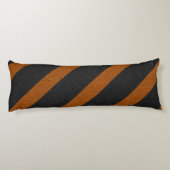 Coussins Longs Parties scintillant Orange & Black Stripes (Dos)