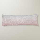 Coussins Longs Parties scintillant princesse gris-blanc #1a (Part (Dos)