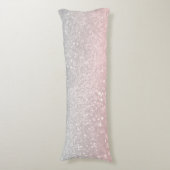 Coussins Longs Parties scintillant princesse gris-blanc #1a (Part (Devant (Vertical))