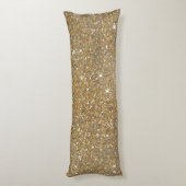 Coussins Longs Parties scintillantes de luxe d'or - image (Dos (Vertical))