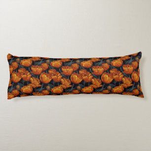 Coussins Longs Parure florale de tulipe côtière moderne pour cou