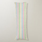 Coussins Longs Pastel Chevron-Drop Shadow par Shirley Taylor (Devant (Vertical))