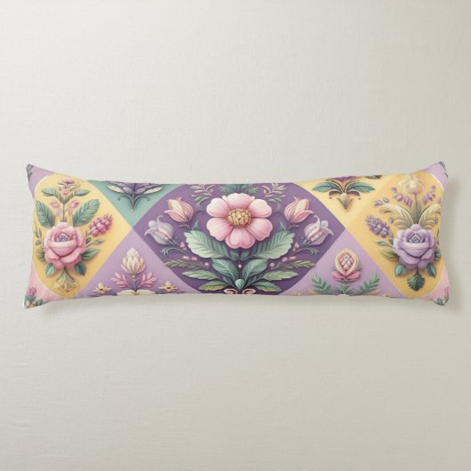 Coussins Longs Pastel coloré Jacquard Pâques/Printemps (Devant)