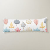 Coussins Longs Pastel Feuilles (Dos)