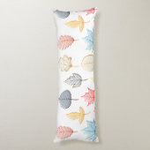 Coussins Longs Pastel Feuilles (Dos (Vertical))