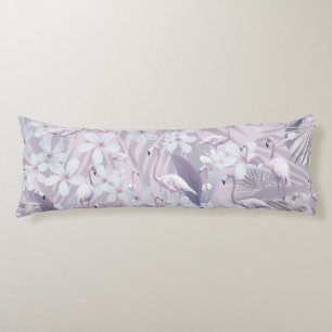 Coussins Longs Pastel Flamant rose Jungle Love 4 #art #tropical