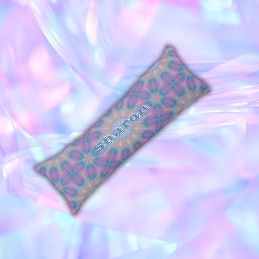 Coussins Longs Pastel Mère de Perle Nom du Motif Monogramme |