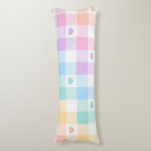 Coussins Longs Pastel Plaid (Devant (Vertical))
