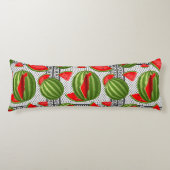 Coussins Longs Pastèque Palestine - Slice (Devant)