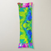 Coussins Longs Patchwork Abstrait Sunflower Garden Collage (Devant (Vertical))