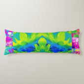 Coussins Longs Patchwork Abstrait Sunflower Garden Collage (Devant)