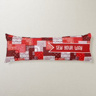 Coussins Longs Patchwork personnalisé de couture de bandana motif
