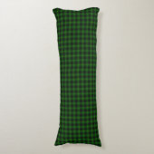 Coussins Longs Pâte verte de tartan MacArthur (devant Vertical)