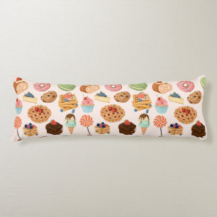 Coussins Longs Pâtisserie Motif Oreiller