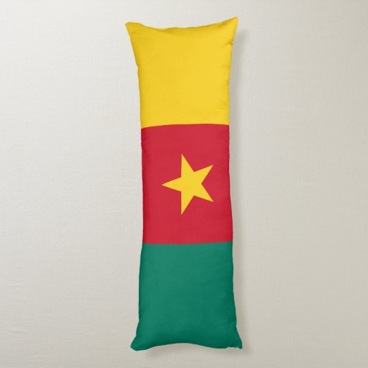 Coussins Longs Patriotic Cameroon (Dos (Vertical))