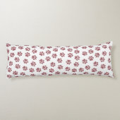 Coussins Longs Patrouilles de Doodle, Paws de Chien, Paws De Bour (Dos)