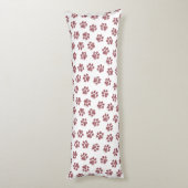 Coussins Longs Patrouilles de Doodle, Paws de Chien, Paws De Bour (Dos (Vertical))