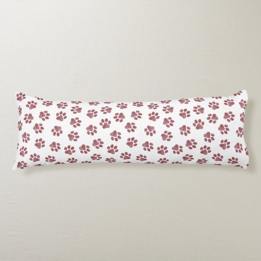 Coussins Longs Patrouilles de Doodle, Paws de Chien, Paws De Bour (Devant)