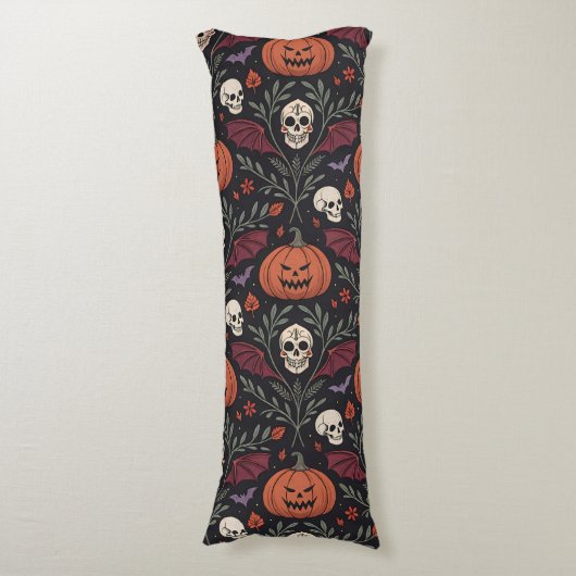 Coussins Longs Pattern d'Halloween (Devant (Vertical))
