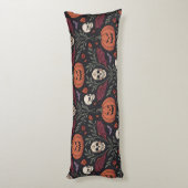 Coussins Longs Pattern d'Halloween (Dos (Vertical))