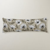 Coussins Longs Pavot blanc et coccinelle (Dos)