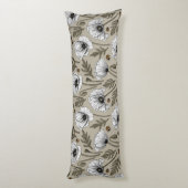 Coussins Longs Pavot blanc et coccinelle (Dos (Vertical))