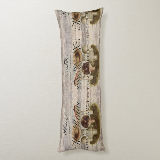 Coussins Longs pays français rustique conte de fées bois champign (Dos (Vertical))