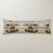 Coussins Longs pays français rustique conte de fées bois champign (Devant)