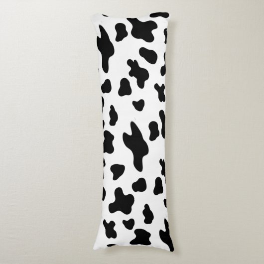Coussins Longs Pays Points noirs et blancs de vache (Devant (Vertical))
