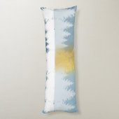 Coussins Longs Paysage Abstrait Soleil d'hiver d'or (Dos (Vertical))