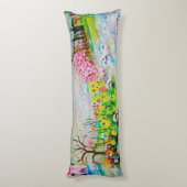 Coussins Longs Paysage d'aquarelle 2 (Dos (Vertical))
