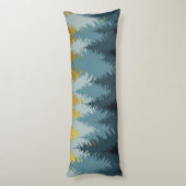 Coussins Longs Paysage d'or des arbres forestiers (Dos (Vertical))