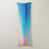 Coussins Longs Paysage large "Clachanray" rose et bleu (Devant (Vertical))